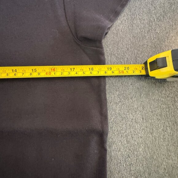 Eileen Fisher Women's 100% Cotton Classic Black Crew Neck SS Top, Size M - Picture 6 of 6